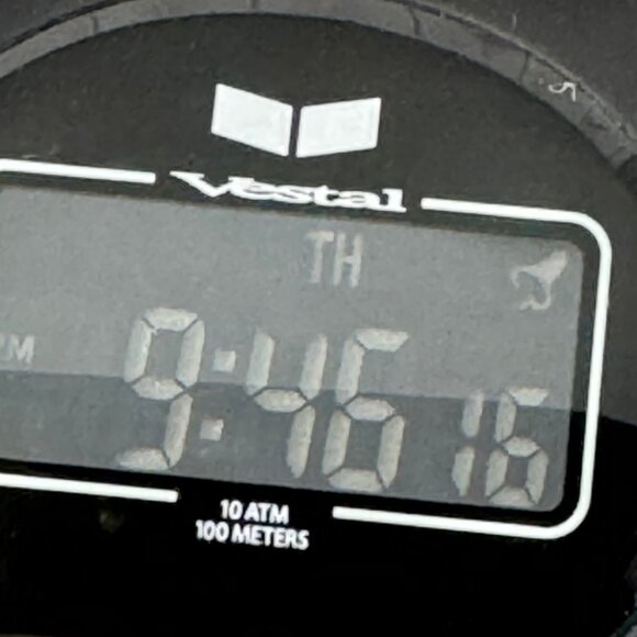 Vestal Black and Brown Digital Watch - Picture 7 of 7